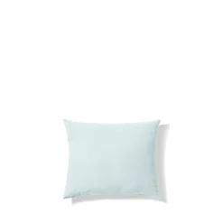 200 LINTEX Taies D'oreiller-Taie d'oreiller en lin lavé - Bleu Antiparos