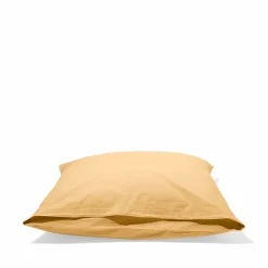 1700 COTEX Taies D'oreiller-Taie d'oreiller en percale de coton - Jaune Orge