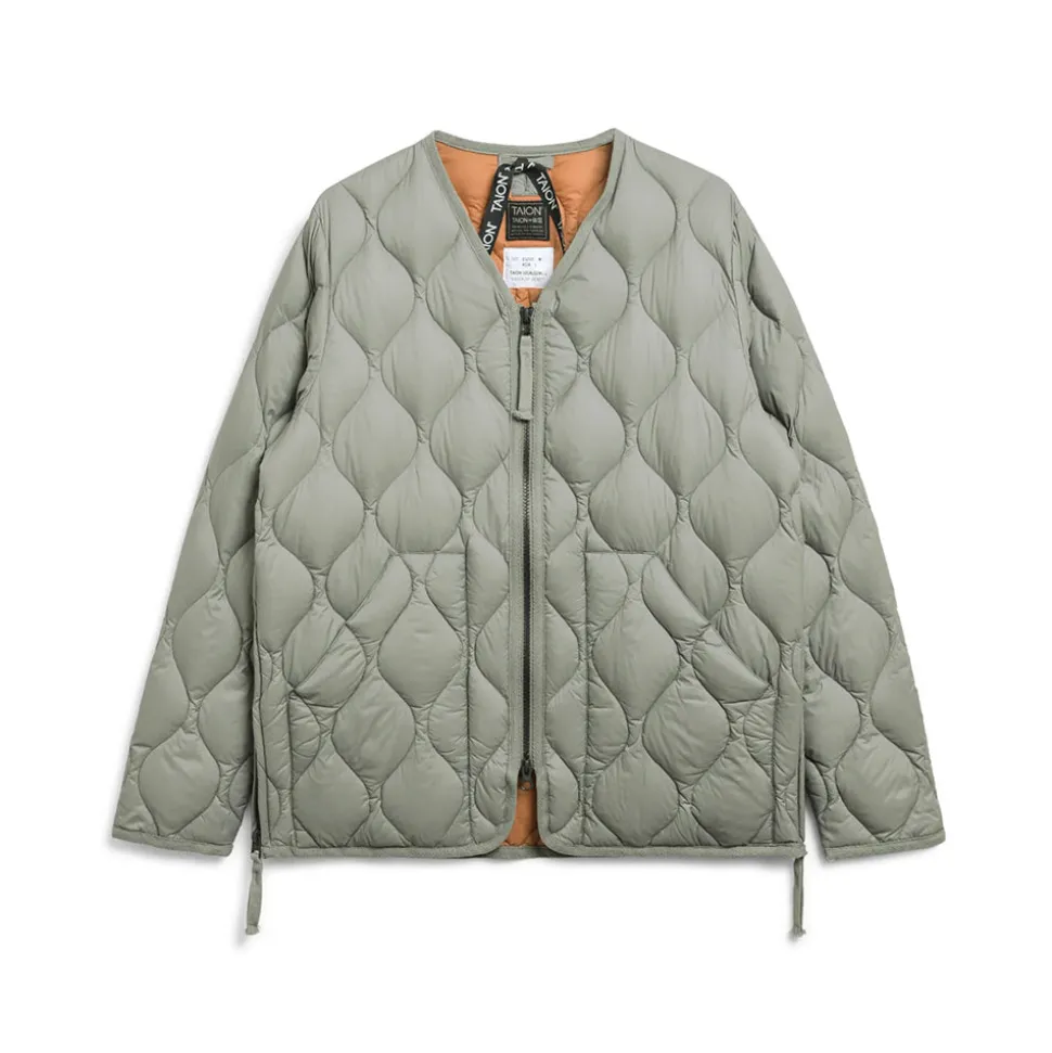Homme Taion Manteaux-- Veste matelassée - Vert Sauge