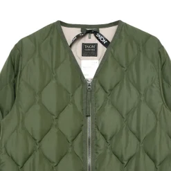 Homme TAION Vestes-- Veste Military Zip - Olive