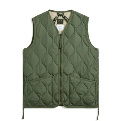 Homme Taion L'esprit Merci|Vestes-- Veste sans manches - Vert