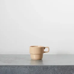 2031 MARUMITSU POTERIE Tasses-Tasse Causette - Beige
