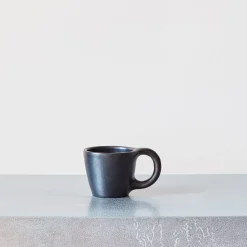 1950 INDIGENA Tasses-Tasse en argile Chamba - Noire