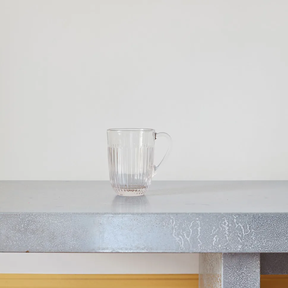115 LA ROCHERE Tasses-Tasse Ouessant en verre pressé
