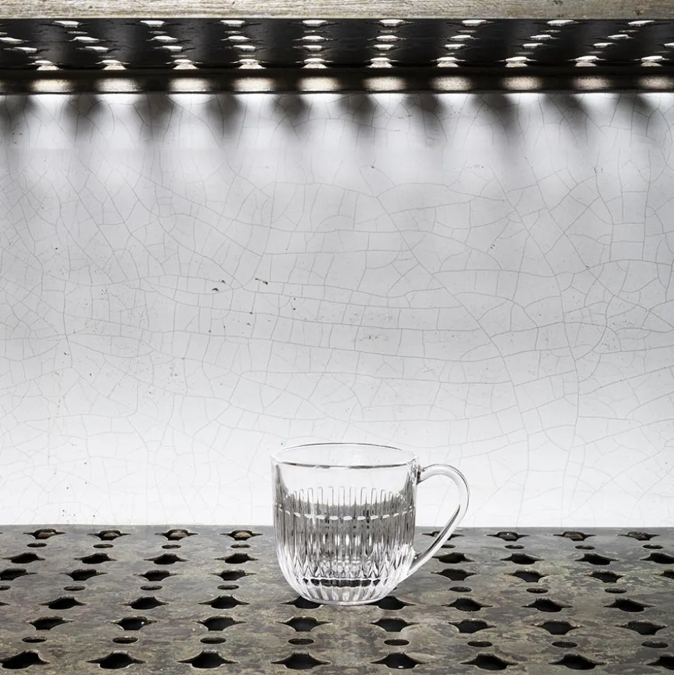 115 LA ROCHERE Tasses-Tasse Ouessant en verre pressé