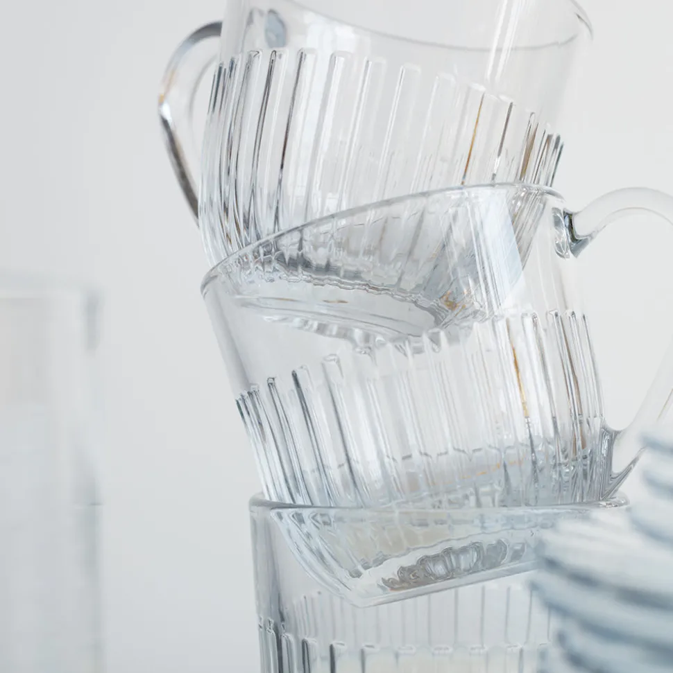 115 LA ROCHERE Tasses-Tasse Ouessant en verre pressé