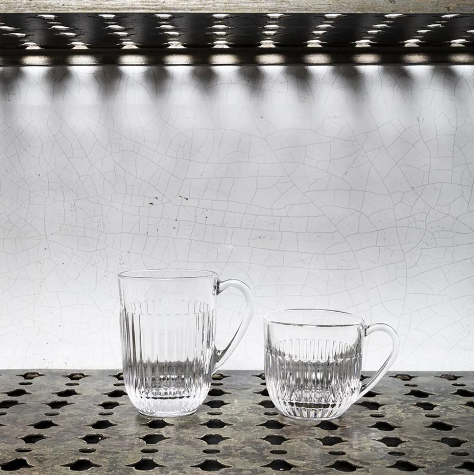 115 LA ROCHERE Tasses-Tasse Ouessant en verre pressé