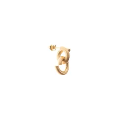 Femme TASSIA CANELLIS Boucles D'oreilles-- Créoles Anneaux 03 - Or