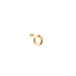 Femme TASSIA CANELLIS Boucles D'oreilles-- Créoles Anneaux 01 - Or