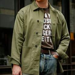 Homme THE REAL MCCOYS Vestes-- Veste Utility N-3 - Olive
