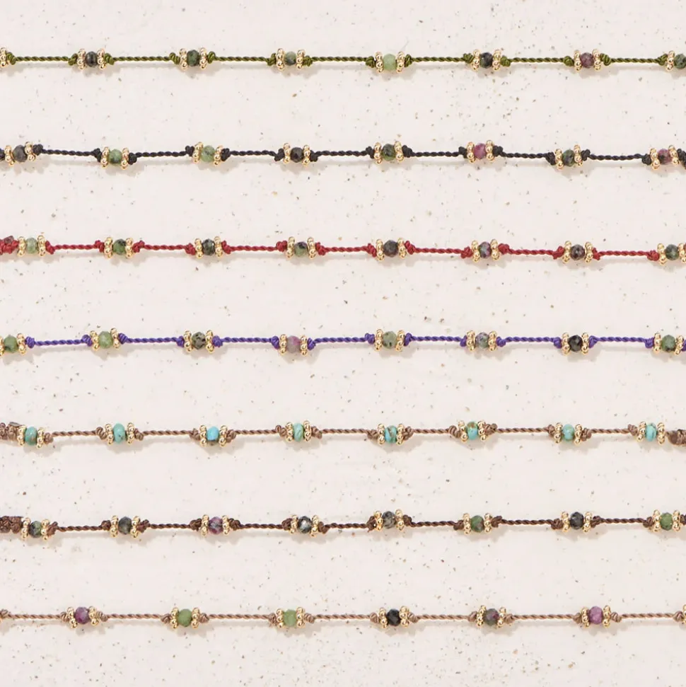 Femme TITYARAVY Bracelets-- Bracelet Lotus - Noir Zoïsite