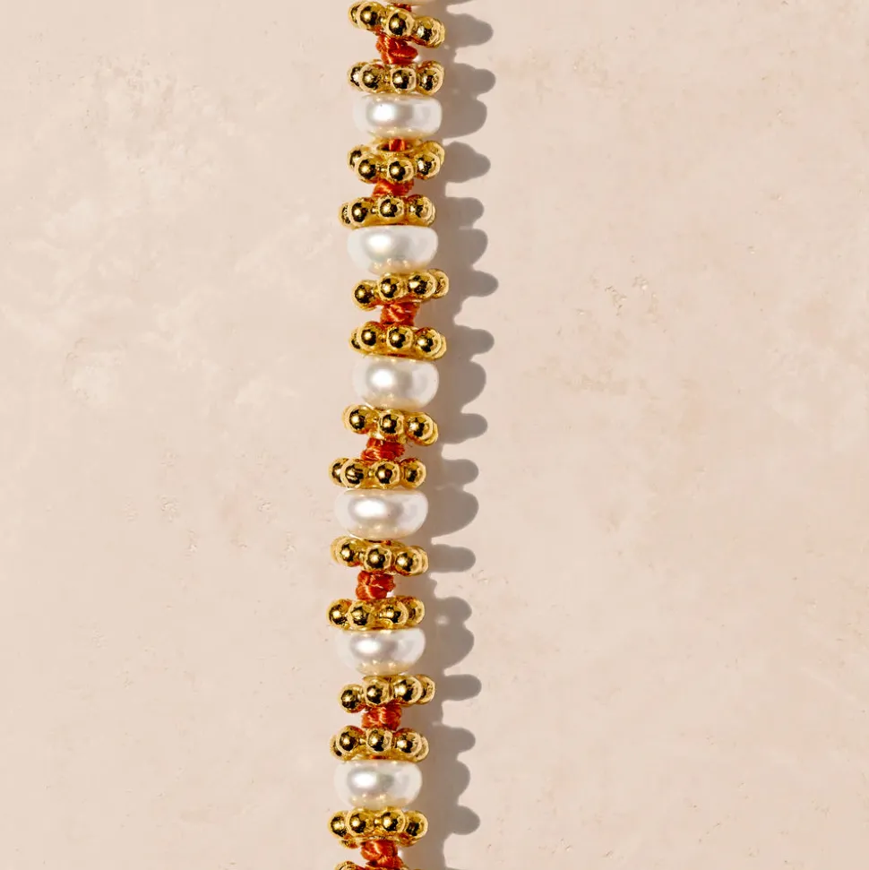 Femme TITYARAVY Colliers-- Collier Bigkamala Perles - Orange