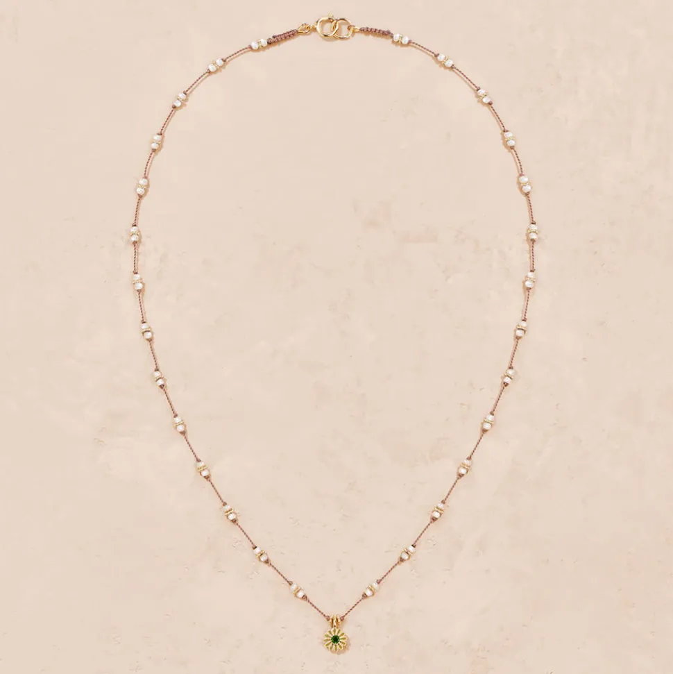Femme #N/A Colliers-Tityaravy - Collier Malä-Saï perles - Rose