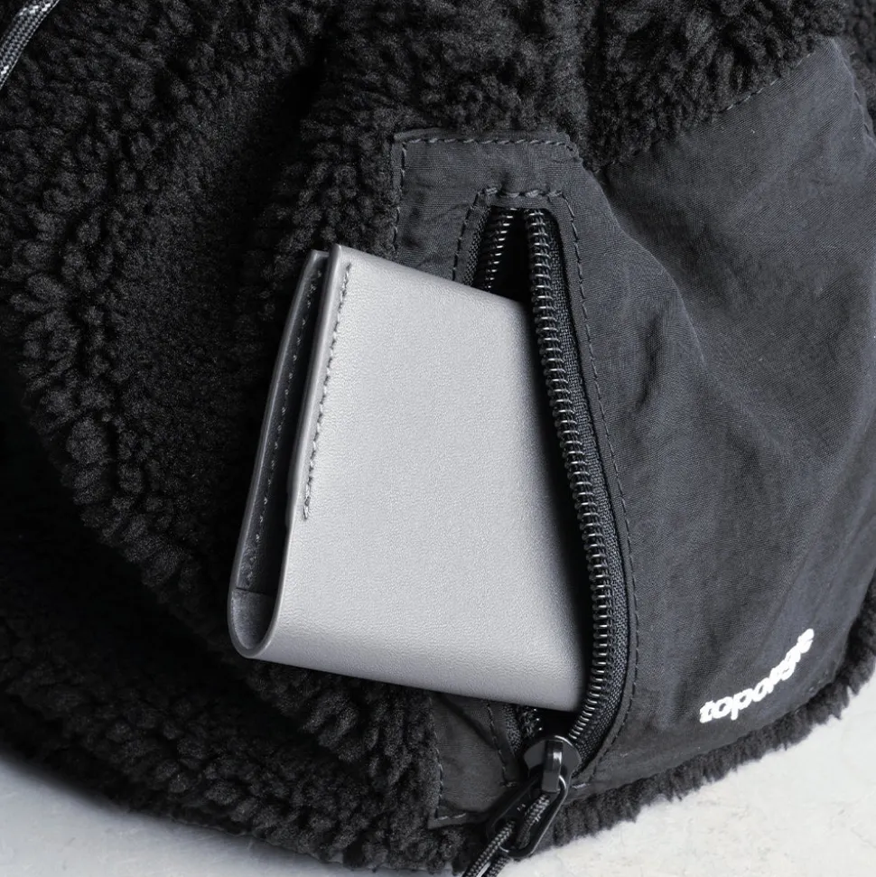 Femme TOPOLOGIE Accessoires De Téléphone|Accessoires De Téléphone-- Sacoche Réversible - Noir