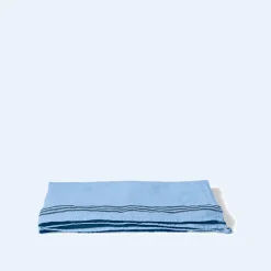 200 LINTEX Torchons-Torchon en lin lavé - Bleu Tyrrhénien