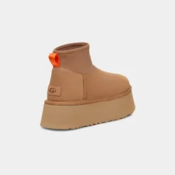 Femme UGG Bottes-- Bottes Classic Mini Dipper - Chestnut