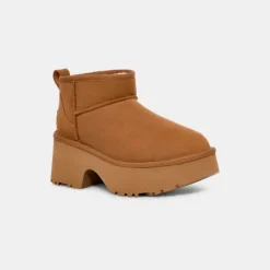 Femme UGG Bottes-- Bottes Classic Ultra Mini Height - Chestnut