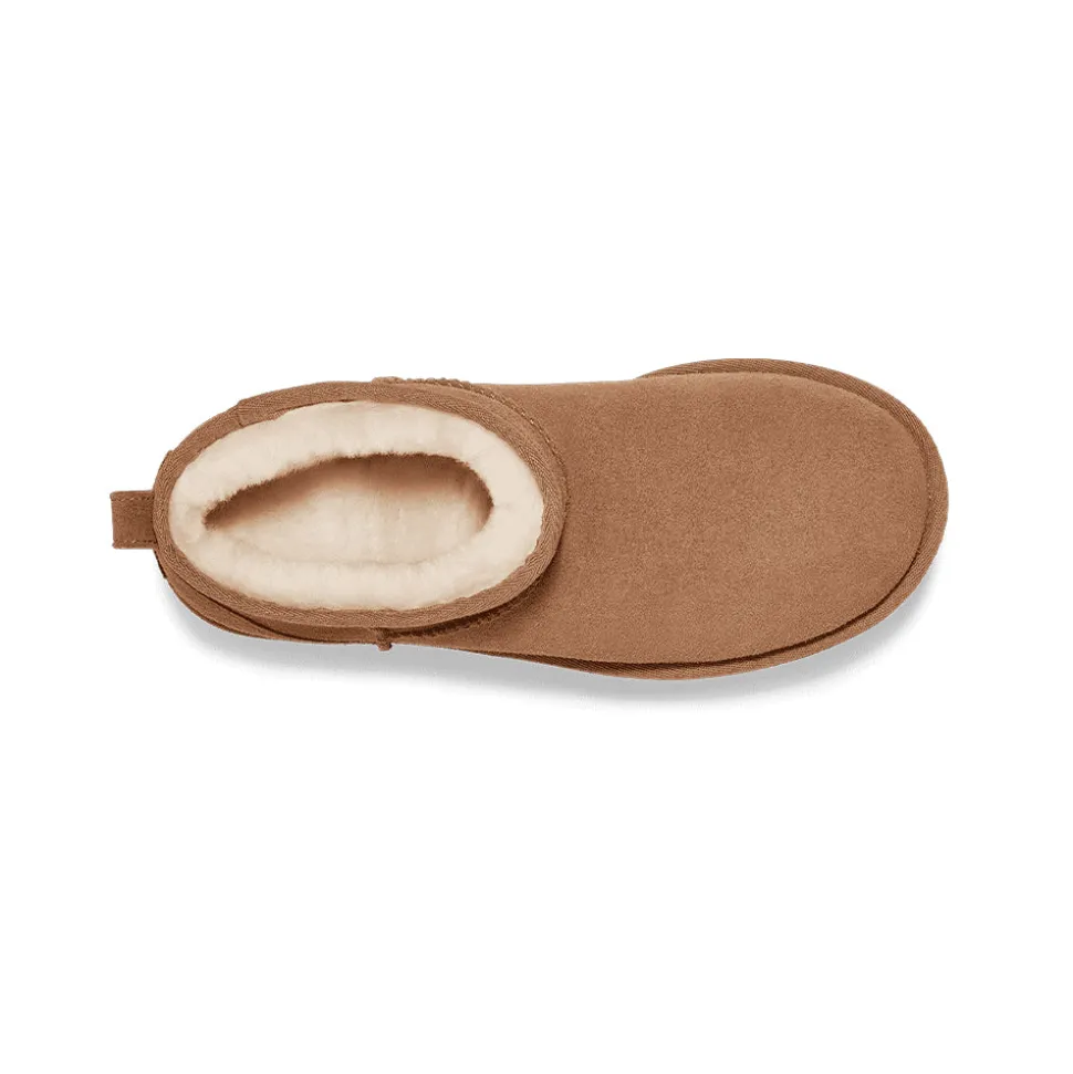 Femme UGG L'esprit Merci|Bottes-- Bottes Classic Ultra Mini Platform - Chestnut