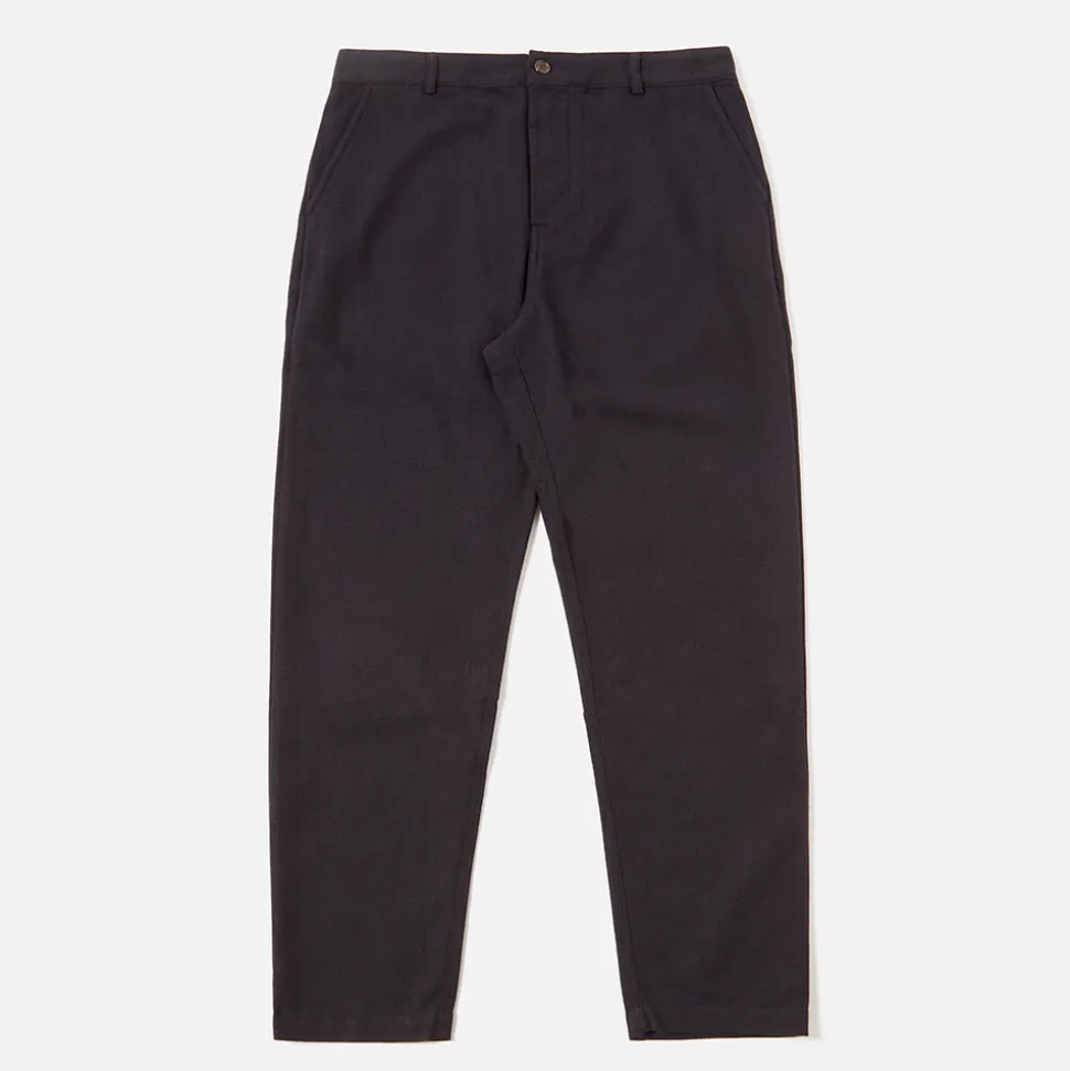 Homme Universal Works Pantalons-- Pantalon Military Chino - Marine