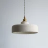 1546 ENAMOURA Lampes-Ursule en grès chamotté - Ivoire