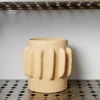 2122 MTIB SARL Vases-Vase Brut Archi II C - Beige