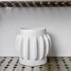2122 MTIB SARL Vases-Vase Brut Archi II C - Blanc