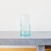 1286 HOUSEHOLD HARDWARE Vases-Vase Incline en verre recyclé