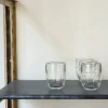 115 LA ROCHERE Verres À Eau-Verre à eau en verre pressé - Coteau