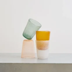 240 SERAFINO ZANI L'esprit Merci|Sélection De Bain Merci-Verre à eau Memento - Ambre