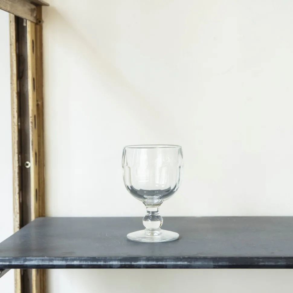 115 LA ROCHERE Verres À Vin-Verre à pied en verre pressé - Coteau