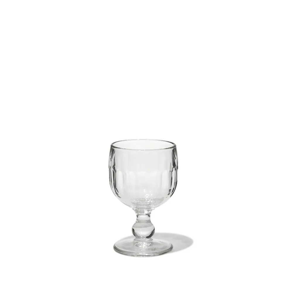 115 LA ROCHERE Verres À Vin-Verre à pied en verre pressé - Coteau