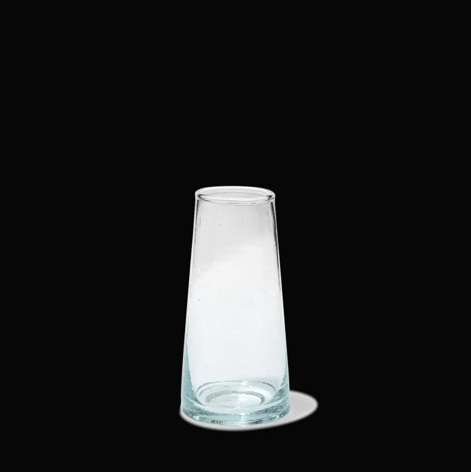 1286 HOUSEHOLD HARDWARE Verres À Eau-Verre conique en verre soufflé