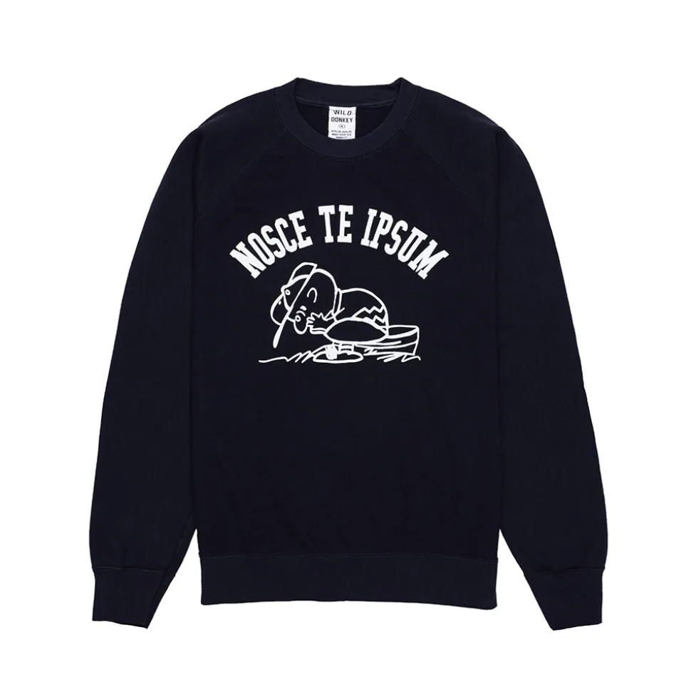 Femme WILD DONKEY L'esprit Merci|Sweats-- Sweat Ipsum - Noir