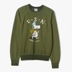 Homme WILD DONKEY L'esprit Merci|Sweats-- Sweat Never Again - Vert Militaire