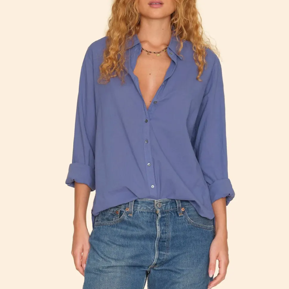 Femme Xirena Chemises-- Chemise Beau - Bleu Marlin