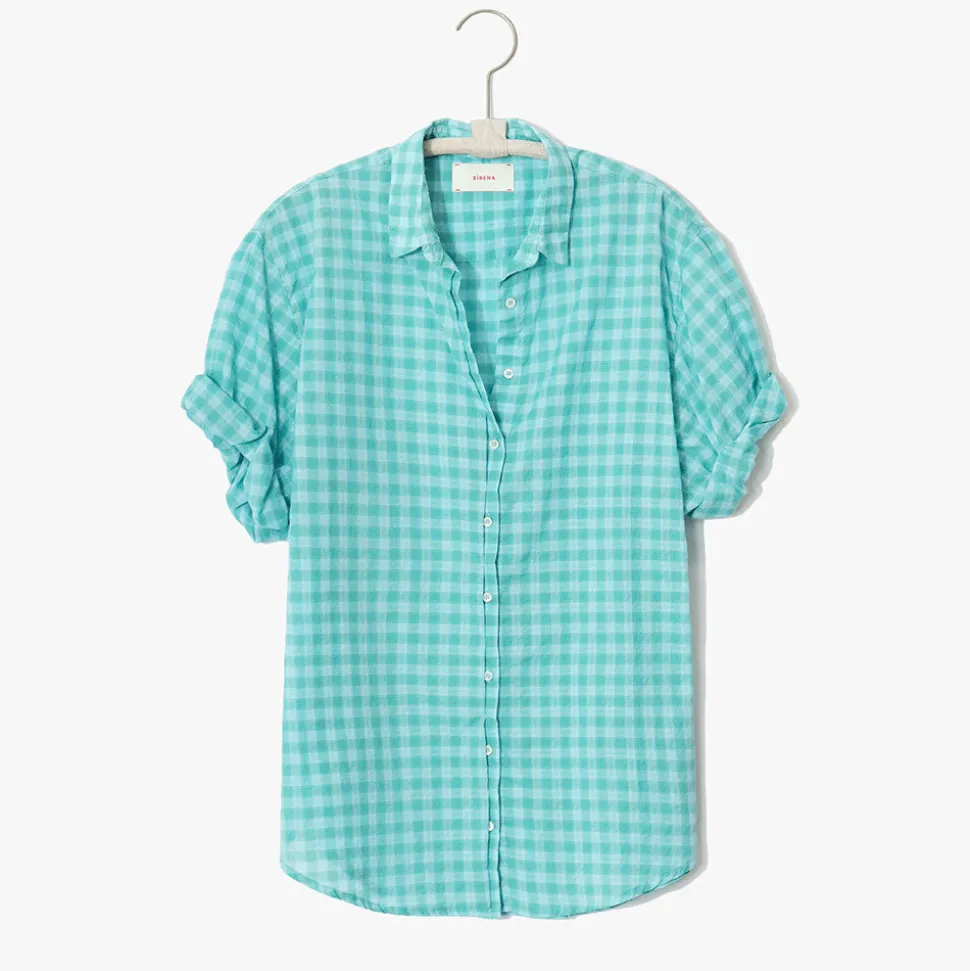 Femme Xirena Chemises-- Chemise Chaning - Turquoise