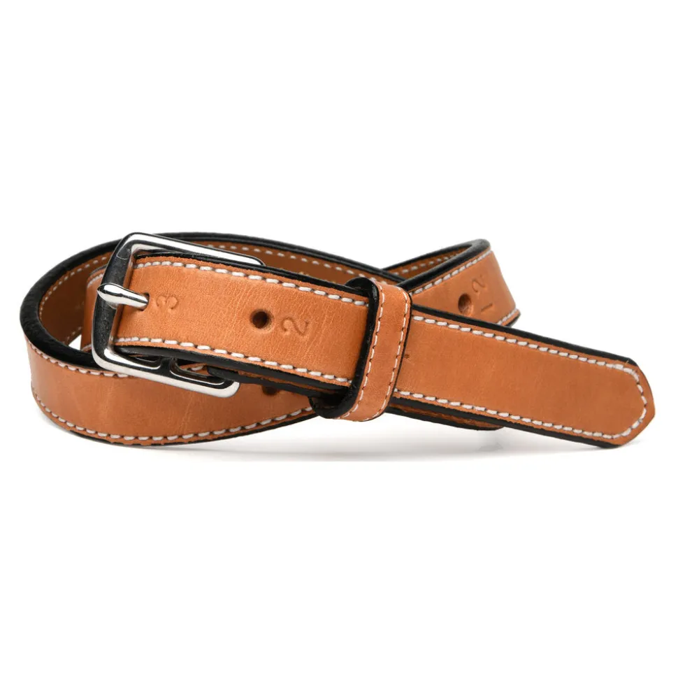 Femme YUKETEN Ceintures|Ceintures-- Ceinture en cuir Stirrup - Camel